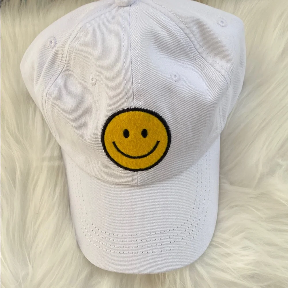 Nwt WOMENS Cap with Yellow Smiley